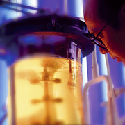 Industrial photography-Fermenter in Biotech Lab