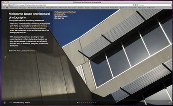 Architectural photography web site